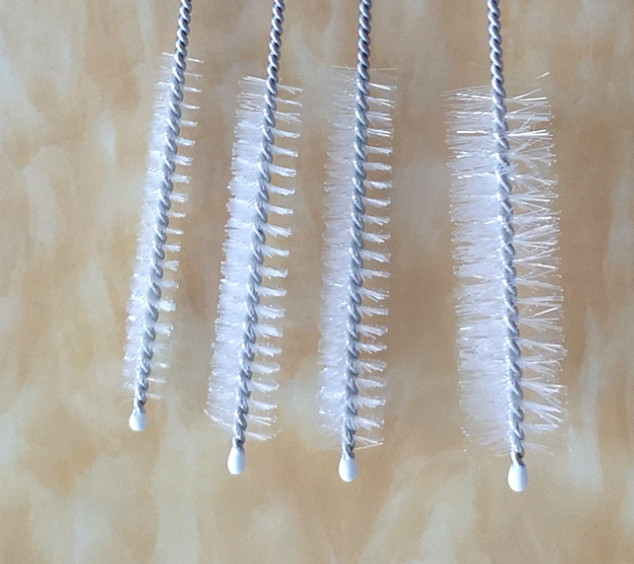 Extended Nylon Tube Brush For Multifunctional Cleaning Medical Equipment Pipe Brush Small Bottle Brush