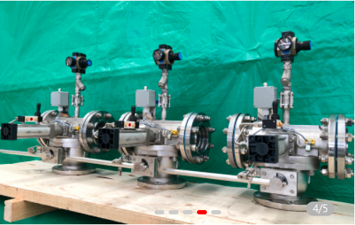 Sanitary Pigging Solutions Automated Pigging System Pneumatic Actuation Hygienic Pigging Systems