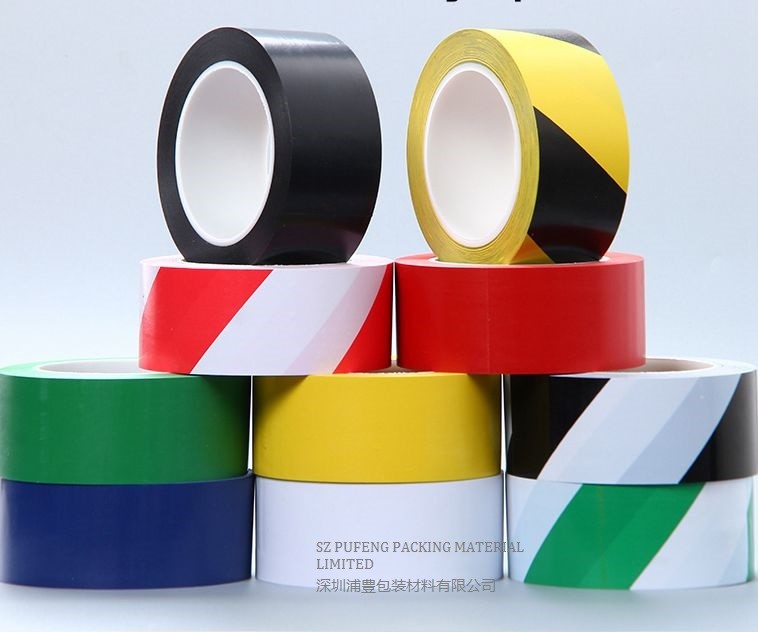 Soft Water Activated Adhesive 3m-50m Floor Warning Tape