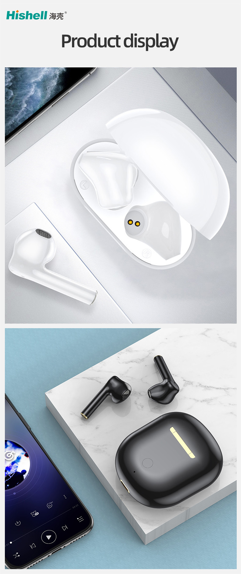 True Wireless Stereo Bluetooth Earphones In Ear Smart Touch TWS Earbuds V10
