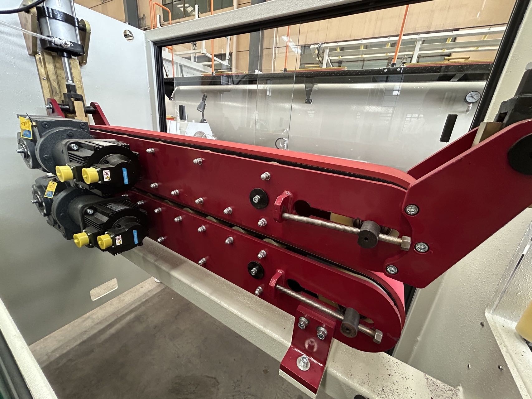 Precise Transparent PVC Price Tag Extrusion Line With Conical Twin Screw Extruder