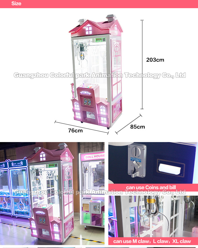 Toy Story Key Master Arcade , CE Telephone Claw Machine With Single Claw
