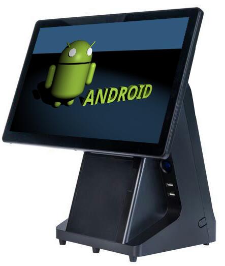 User-Friendly 15.6'' Dual Screen POS Machine with Android OS and Built-in Printer