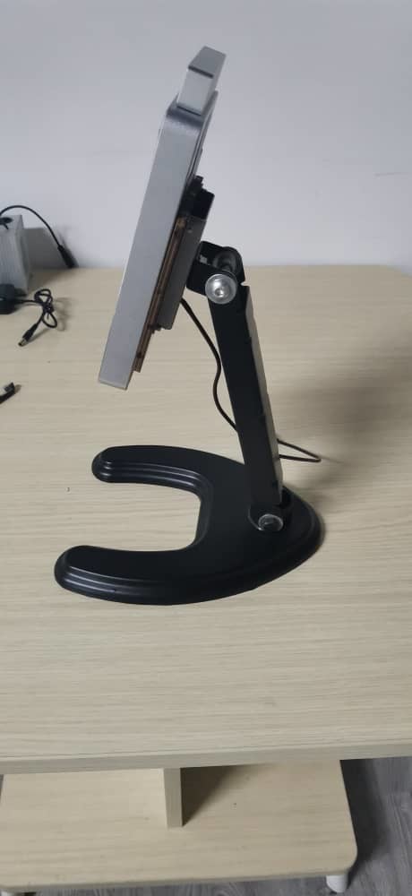 31cm Black Desktop Facial Detector Stand With LED Light