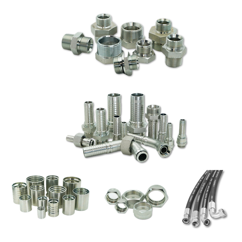 OEM/ODM Hydraulic Tube Fitting Bsp Thread with Captive Seal/ Metric Female 24 Cone O-Ring Sealing 2bc-Wd/W 2bd-Wd/W