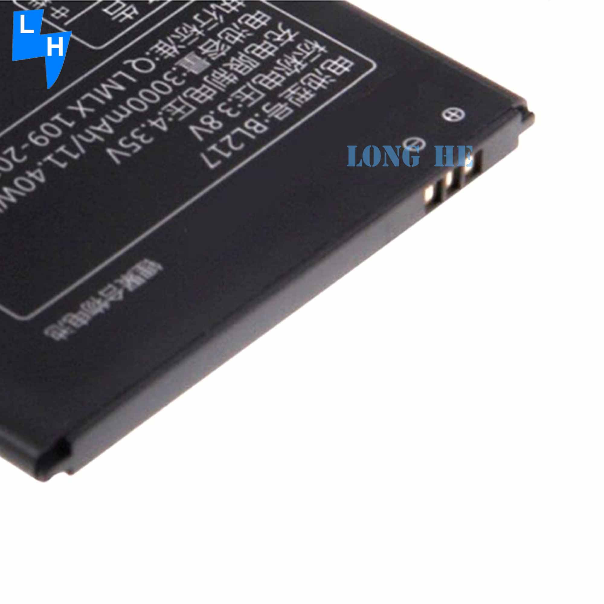 3000mAh 3.8V BL217 Polymer Lithium Battery for Lenovo S720 S870E S868T A820T A800 A798T