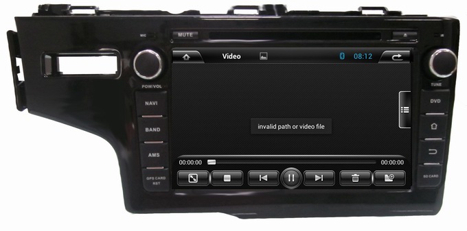 Ouchuangbo In Dash GPS Navi DVD Stereo Honda Fit 2014 Radio 3G Wifi Capacitive Android 4.4