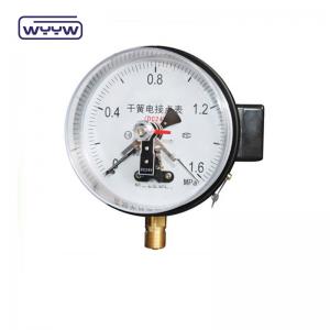China Stainless Steel Bourdon Tube Pressure Gauge 60mm Bottom Connection on sale
