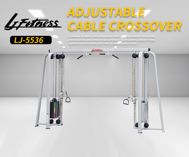 Bodybuilding Gym Training Equipment Adjustable Life Fitness Cable Crossover Machine
