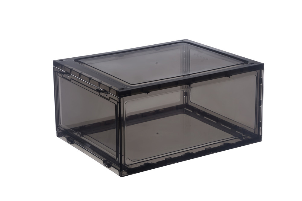 DustProof Transparent Plastic Shoe Box Superposition Display Moisture Proof