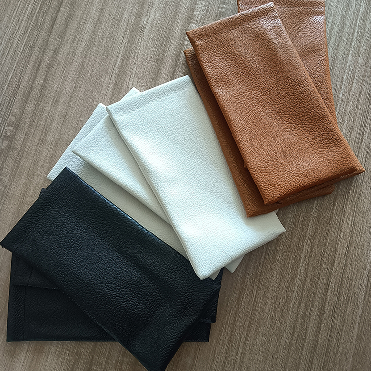 Embossed Logo Jewelry Packaging Pouches Leather Squeeze Coin Pouch