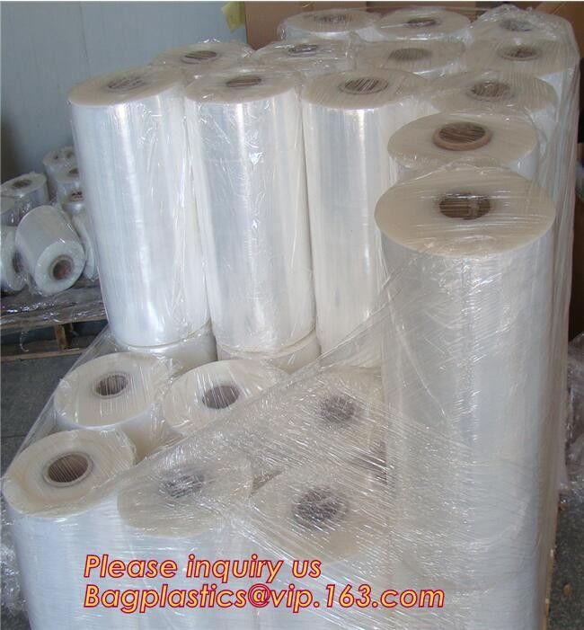 PE Shrink Film White 4m x 50m 210um,Automatic POF Film Heat Shrink Wrap,Food Grade POF shrinkable label Shrink Film pack 12