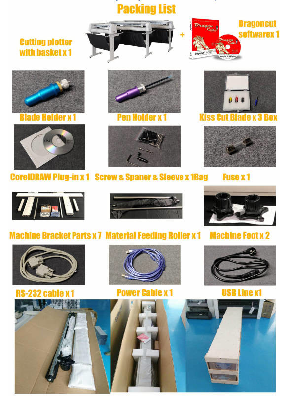 High Precision Servo Cutting Plotter With Tiny Error 0.01mm Accuracy