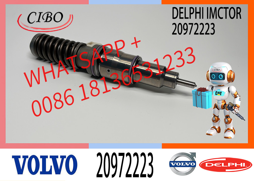 Diesel Fuel Injector 20972223 21644598 BEBE4D35002 BEBE4D16003 20972223 21644598 For FH13 EURO5 2108884 21644596