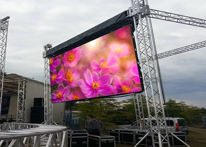Full Color Rental LED Displays SMD1921 Church Public Backdrops