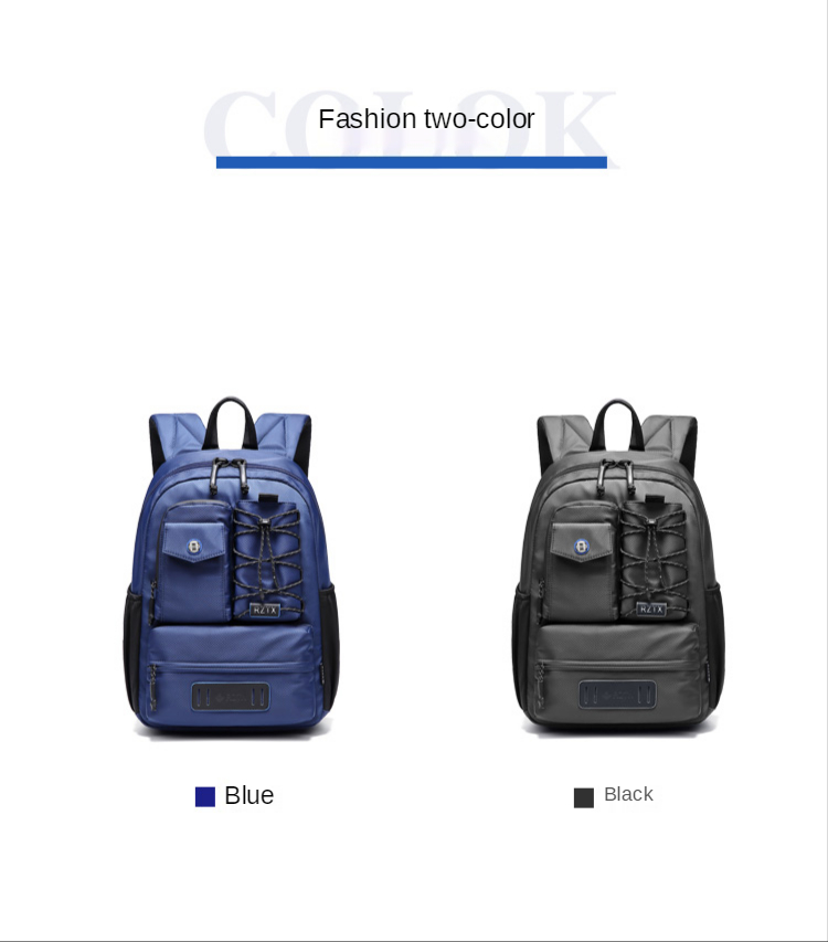 Wear Resistant Waterproof Travel Fashion Backpack 0.58kg Nylon Duffle Bag