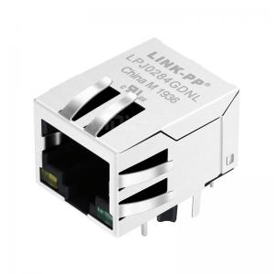 China YDS 13F-67BYGDD2NL Compatible LINK-PP LPJ0284GDNL 10/100 Base-T Tab Down Yellow/Green Led 1 Port POE Surge Protector RJ45 Connector on sale