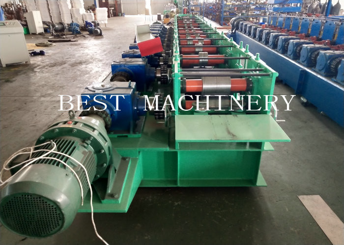 Gear Box Driven Customized Panel Roll Forming Machine 18.5kw Power Formed