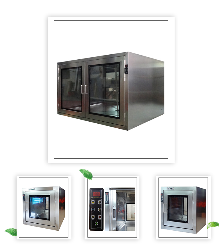 SUS304 Electrical Interlock Air Shower Room Tunnel