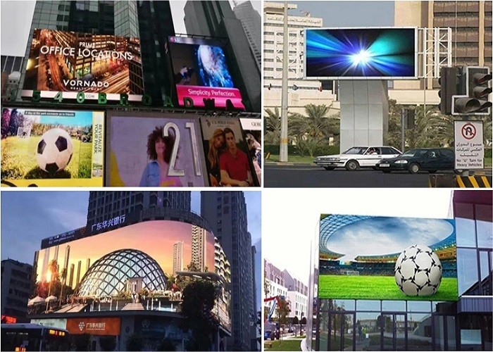 P6 Outdoor Hanging LED Advertising Billboard / CE RoHs Led Video Screen Panel