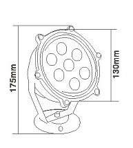 led underwater lights for swimming pool or fountain LED lighting waterproof IP68 supplier
