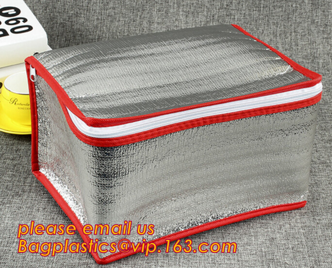 cooler bag waterproof oxford shoulder bag ice pack thermal picnic lunch box vehicle insulation bag for meal drinks pack