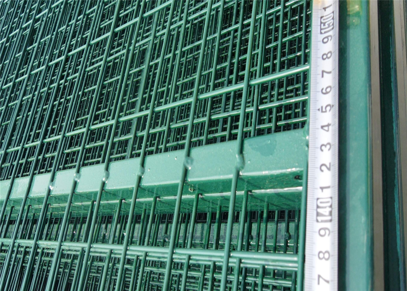 weld wire canada standard construction fence 6'x10' mesh 3'x12' diameter 9 gauge interpon powder coated RAL5005