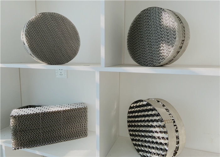 High Purity SS304 304L 316 316L Metal Structured Packing For Mass Transfer 500Y