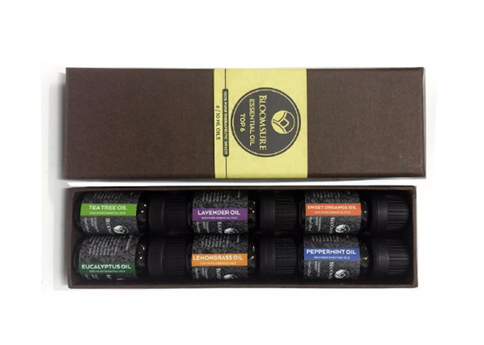 Hot Stamping Custom Cosmetic Box Packaging , Perfume Sample Box With Magnet