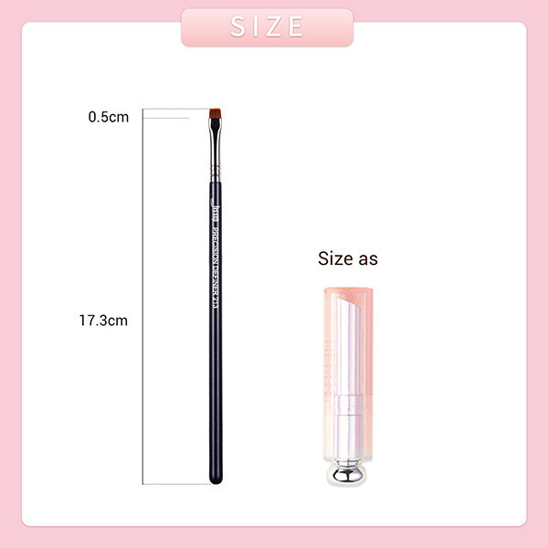 Precision Definer Flat Jessup Makeup Brushes Synthetic Hair for Eyebrow