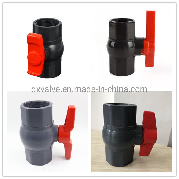 Plastic PVC UPVC Ball Valve Long Handle Compact Ball Valve