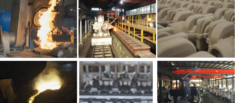 Ductile Iron Casting Ggg45 Custom Made China Casting Parts