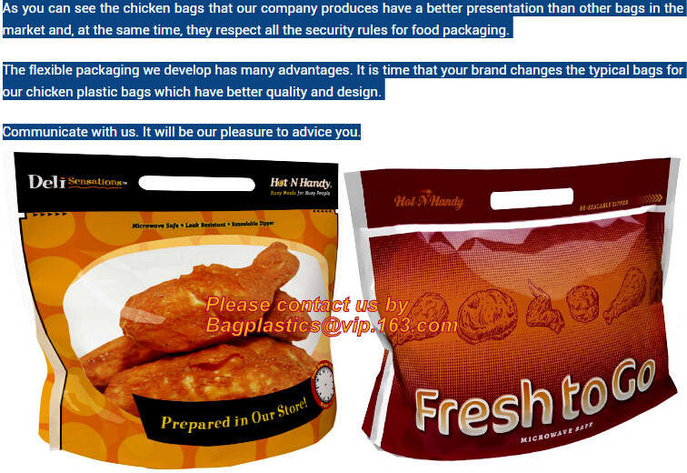 Grilled meat Bag, Rotisserie Chicken Bags, Microwave food Bag, Woolworths, Shoprite BAGS, TAKE AWAY Bag