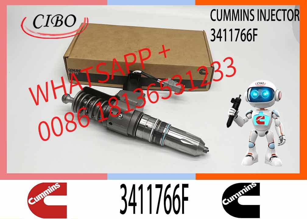 Real Fuel Injector Assembly 3411766F For Cummins Engine N14 Series
