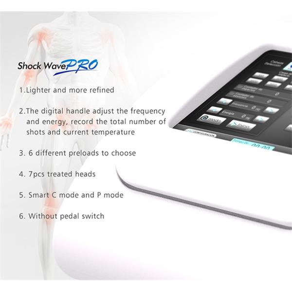 Eswt Focus Therapy Shock Wave Machine Physiotherapy 1-16hz