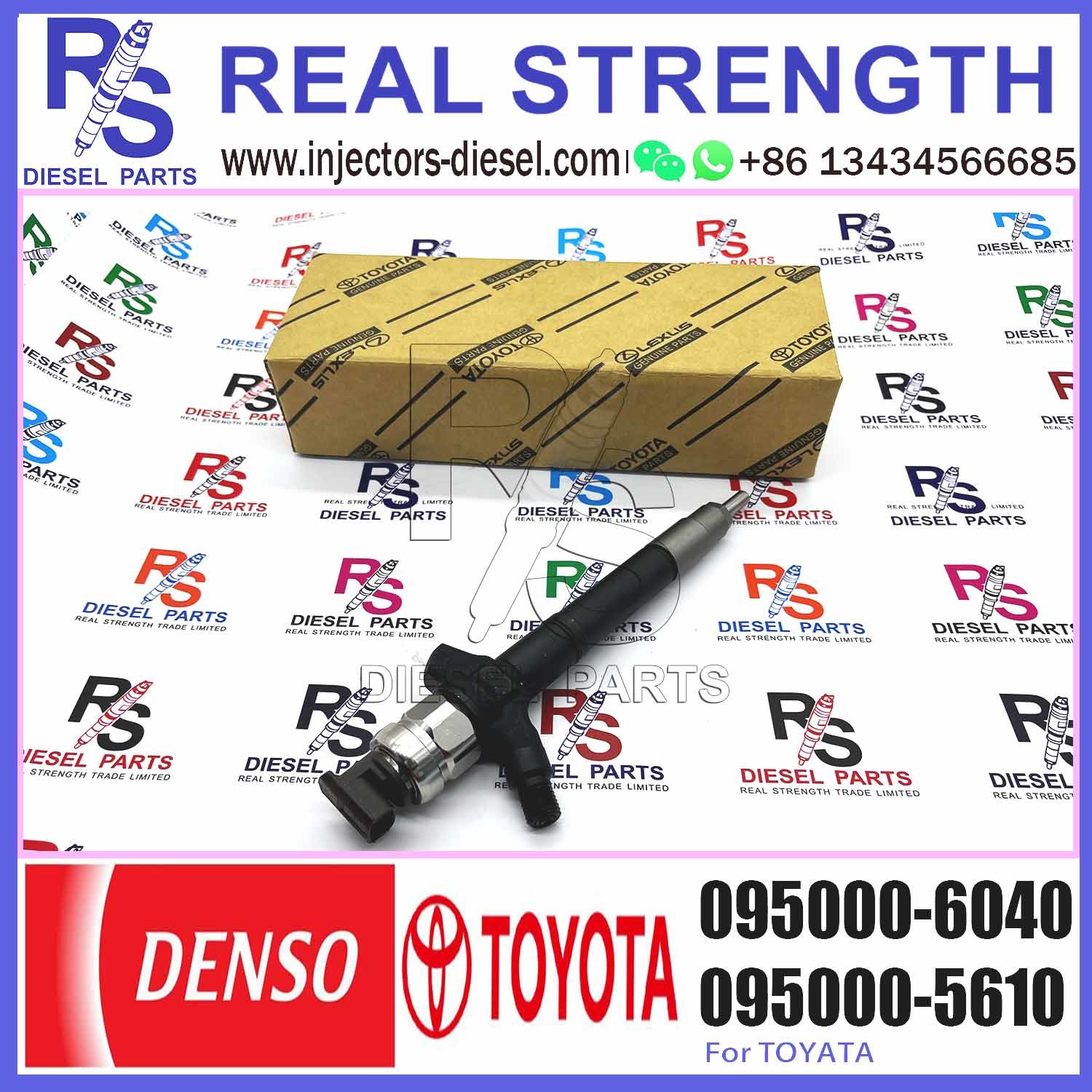 diesel fuel engine injector 095000-6040 23670-0R020 for engine high pressure pump engine injection injector 095000-6040
