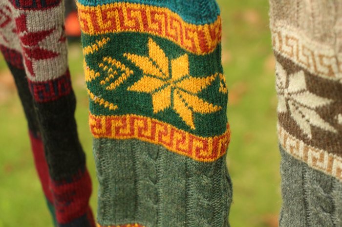 leg warmers loose socks wool blend button down pierced decoration boot socks fashion