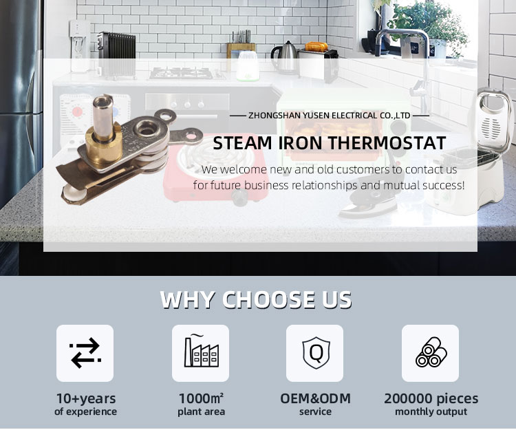 Upgrade Your Steam Iron with ES-300/ES-300L Thermostat Bimetal Thermostat Spare Parts