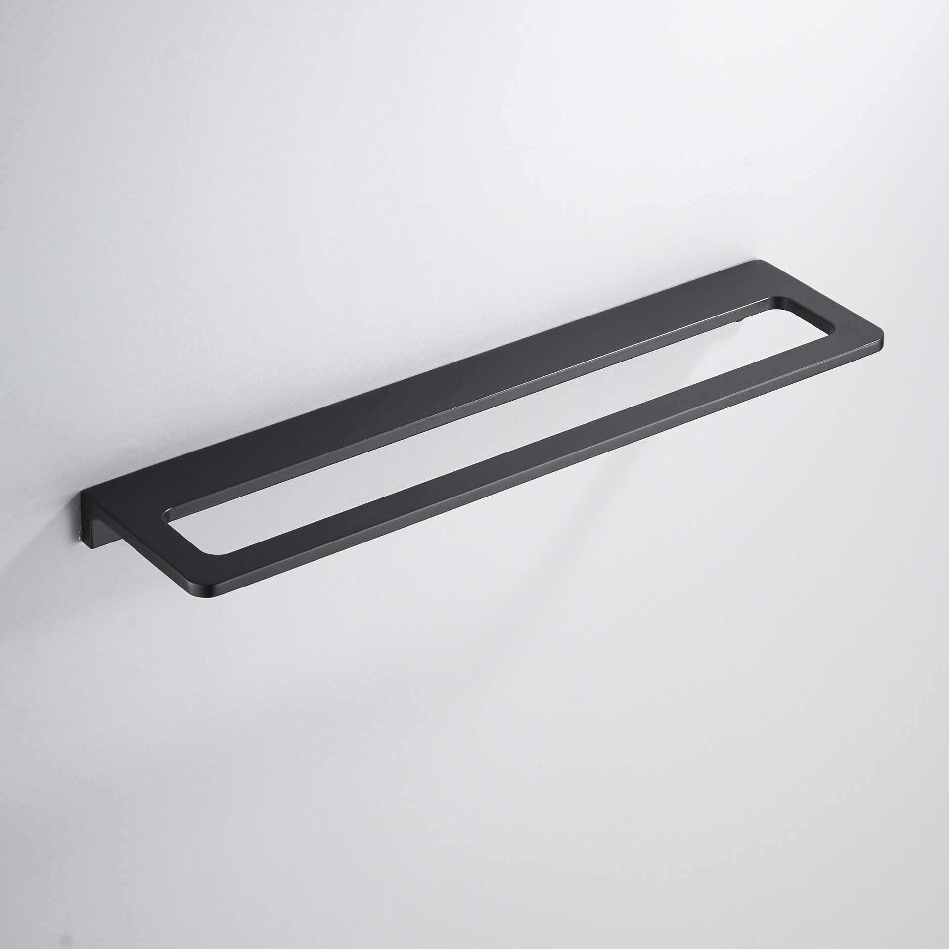 Wall - Mounted Single Bathroom Towel Rack Hanger Kitchen Towel Rail