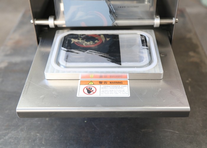 Automatic Food Tray Sealing Machine Tray Sealer Electric Table Type