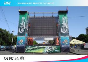 China High Definition P15.625 Transparent LED Screen , Mobile Media Stage LED Display on sale