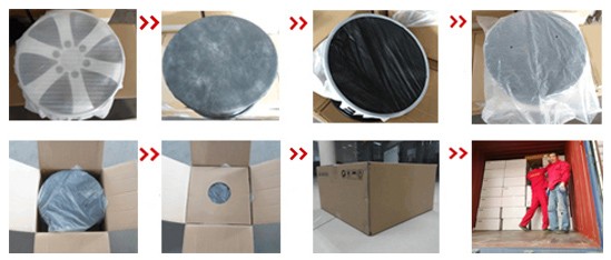 17 Inch Machine Face Forged Aluminium Wheels corrosion resistant