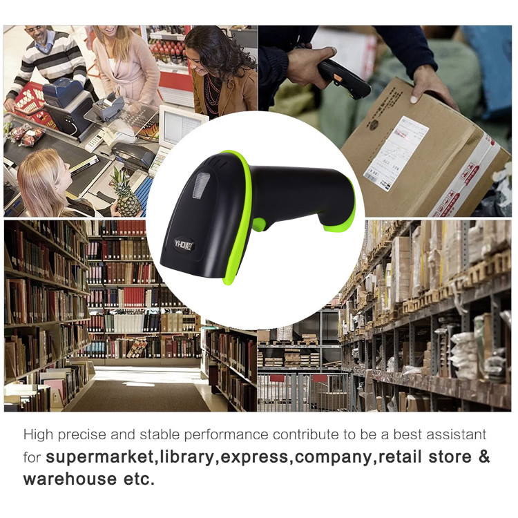 1D Wired Barcode Scanner Handheld Laser Bar Code Reader USB RS232 TTL Interface