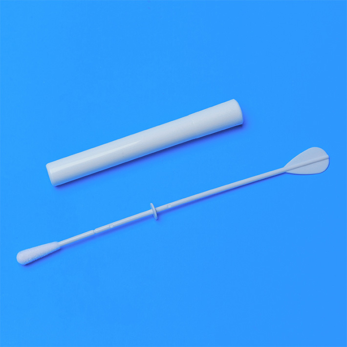 ABS Oropharyngeal Throat Swab Female Swab Cervical Collection