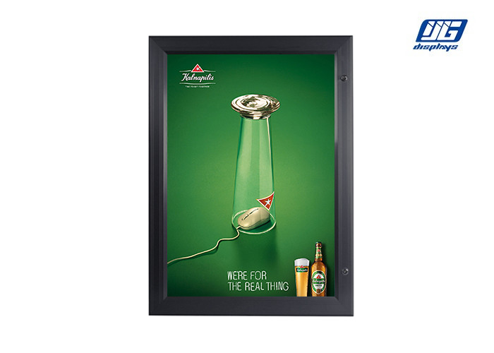 Aluminum Frame Lockable Light Box A0 High Brightness Advertising Poster Holder