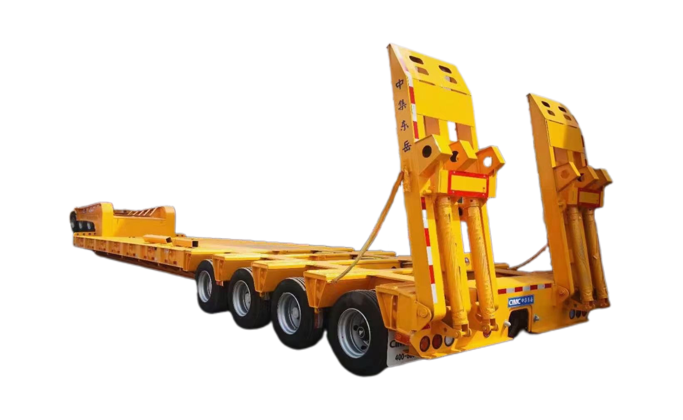 Starting from 6T Bestselling CIMC Low Bed Semi-Trailer with Max Payload 30000 kg