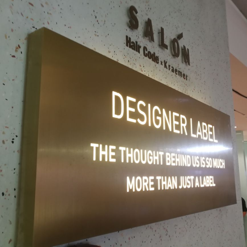 Titanium Brushed Hanging Lightbox Sign DC 12V For Shop Storefront LOGO