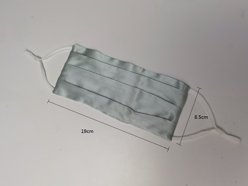 Double Layer 50g Mulberry Silk Face Mask With Nose Wire