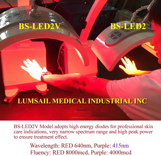 415nm Wavelength LED Phototherapy Machine Purple Light PDT For Acne Treatment