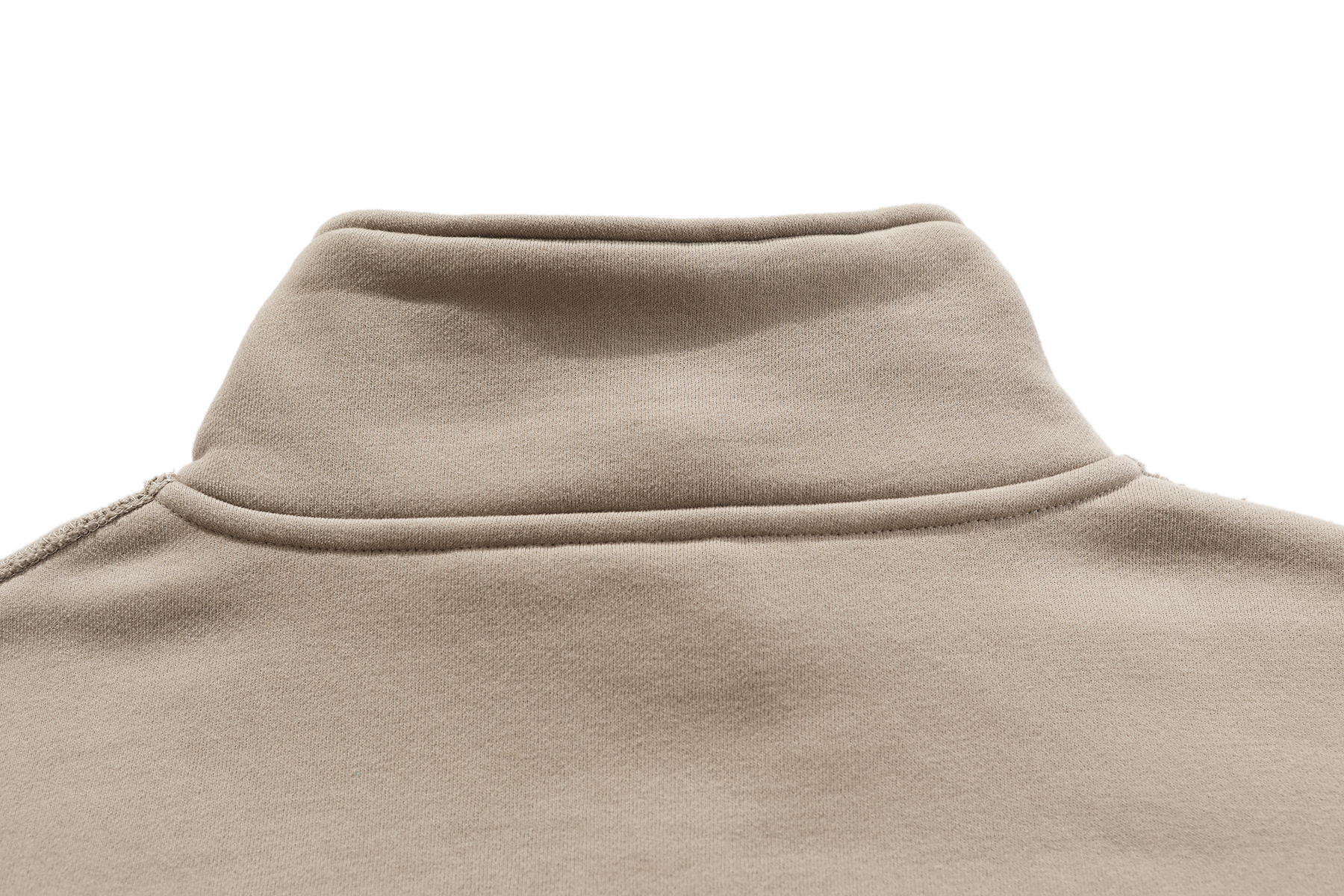 Designer Men Street Hoody Sweatshirt Crop Top Slim 380g 95% Cotton Half Zip Stand Collar Street Wear Hoodie